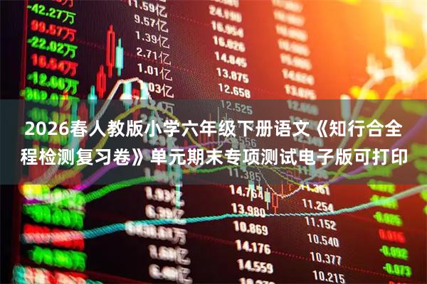 2026春人教版小学六年级下册语文《知行合全程检测复习卷》单元期末专项测试电子版可打印