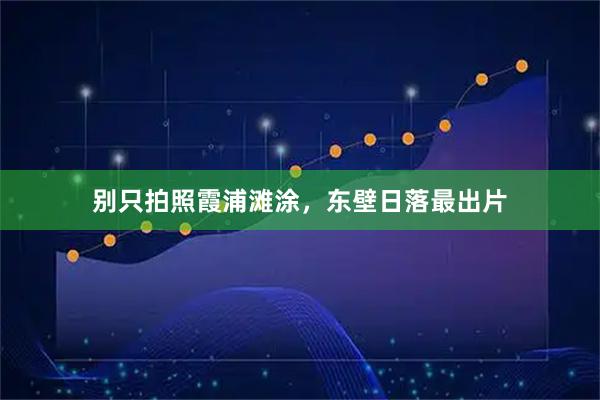 别只拍照霞浦滩涂，东壁日落最出片